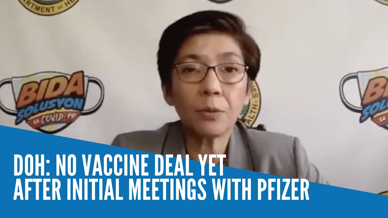DOH: No vaccine deal yet after initial meetings with Pfizer