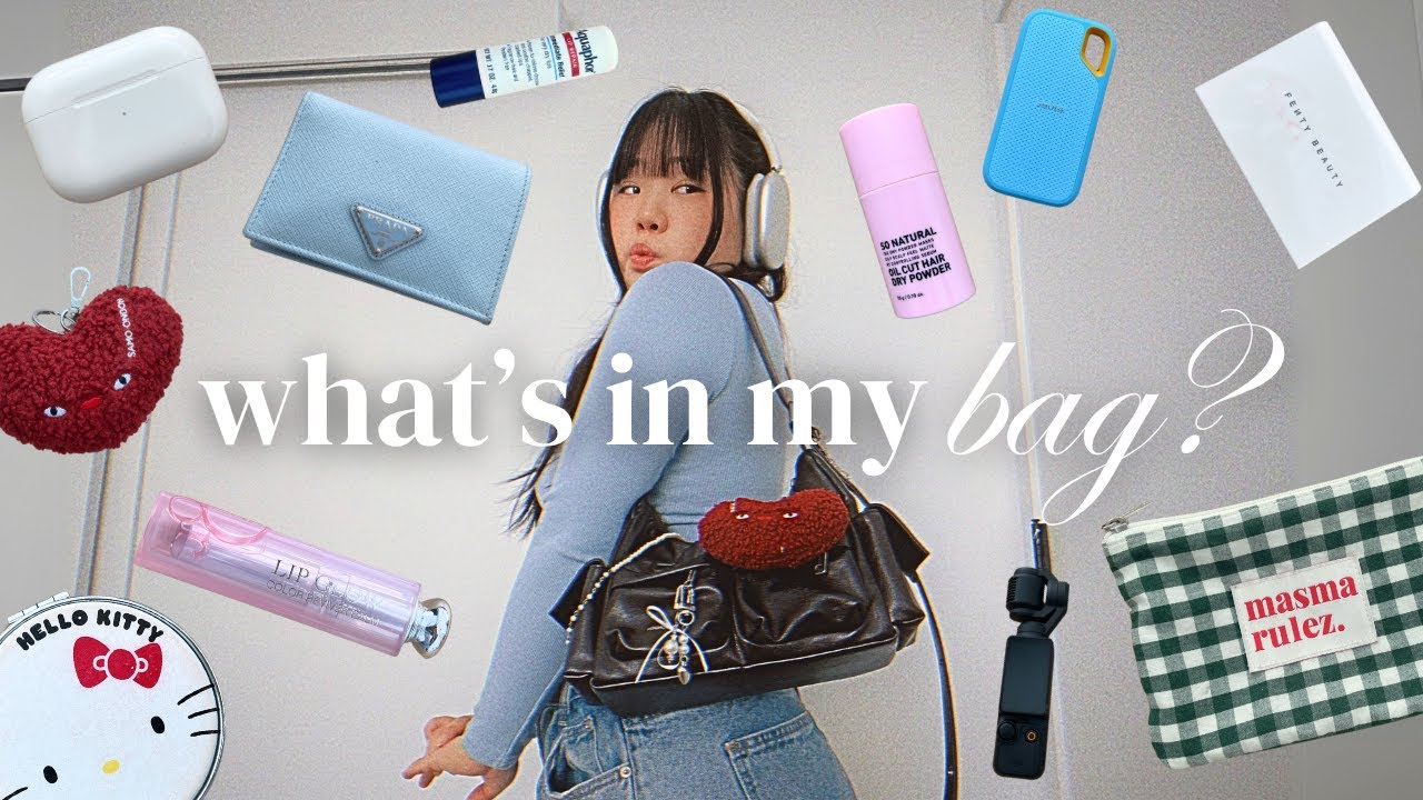 what's in my bag? | everyday essentials👜🍒
