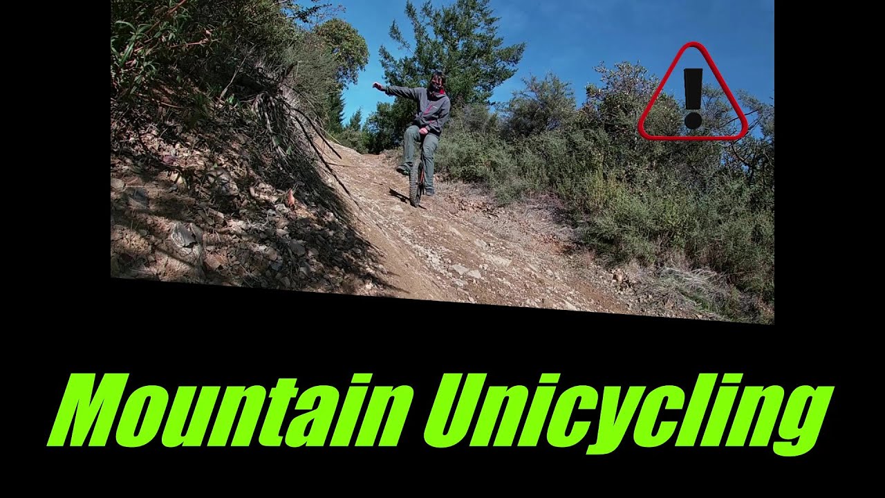 Mountain Unicycling, Mt Tam (Railroad Grade)