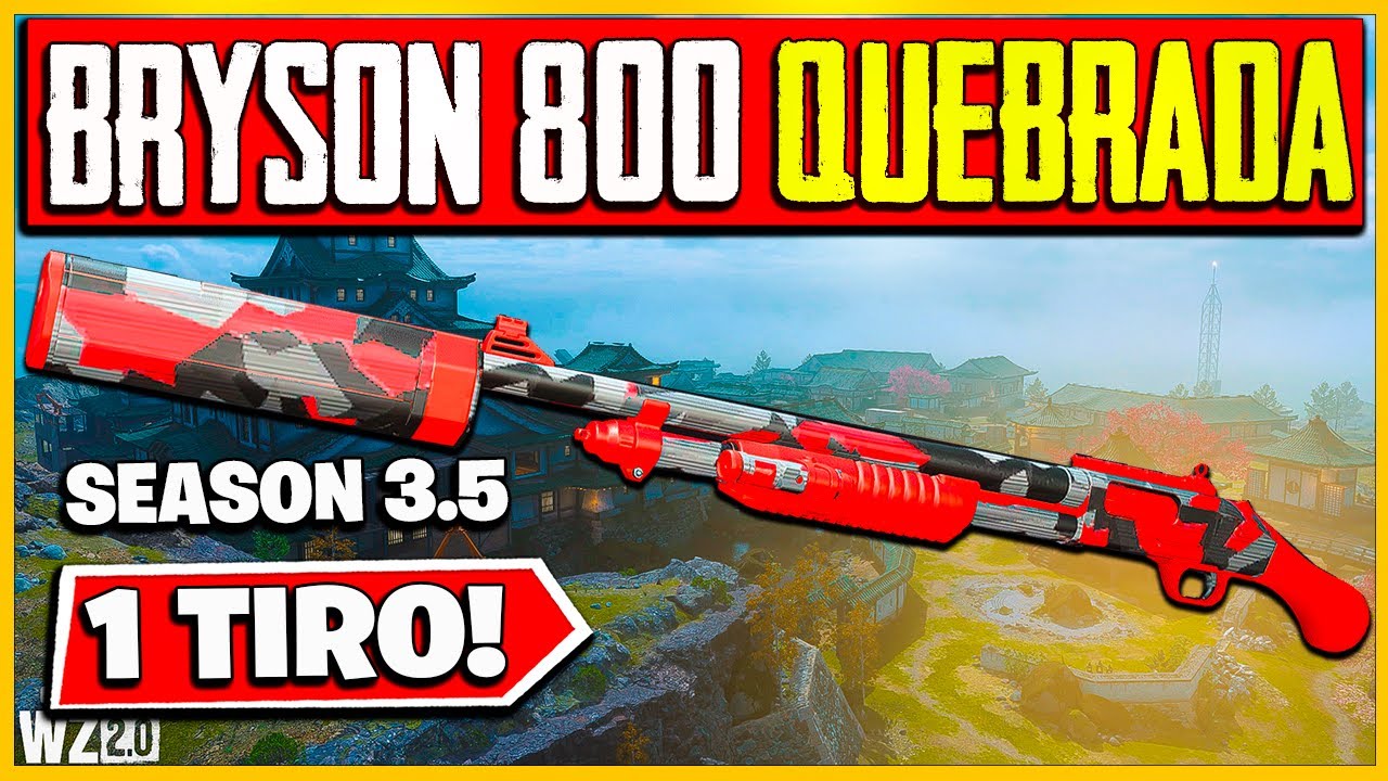 QUEBRADA! BRYSON 800 ROUBADA DESTR&Oacute;I COM 1 TIRO NO WARZONE 2.0! MELHOR CLASSE BRYSON 800 WARZONE 2