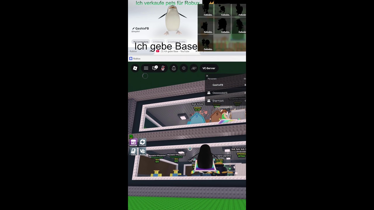 Ich gebe Base
