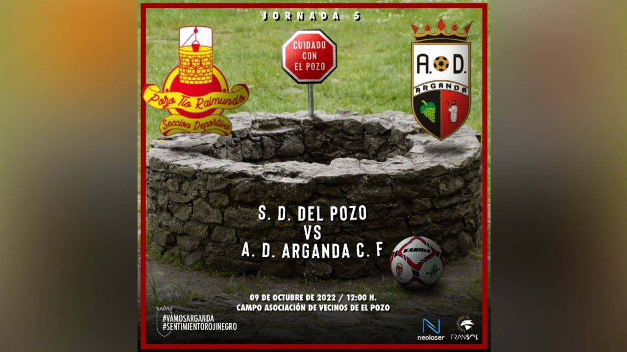 J5 S.D. EL POZO 3-6 A.D. ARGANDA C.F. [GOLES]
