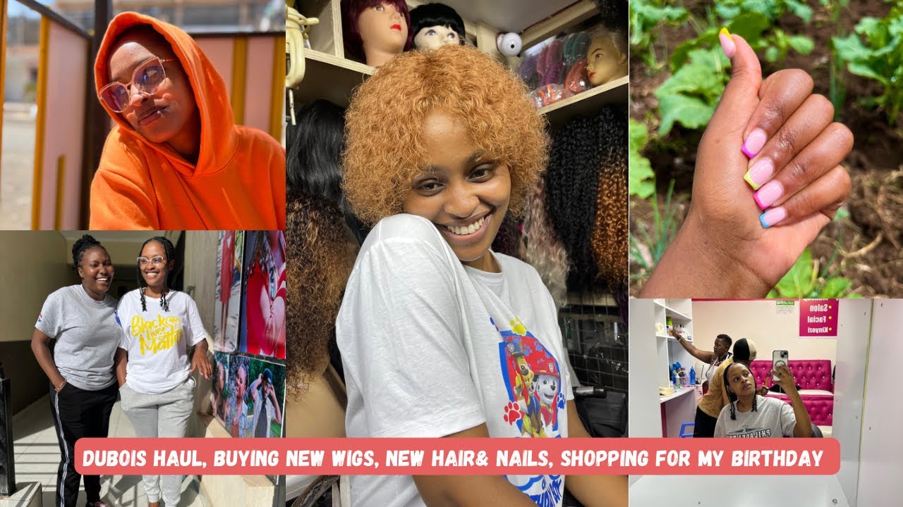 Dubois Haul, Buying new WIGS, Shopping for my BIRTHDAY, New Hair & nails, Traveling Upcountry