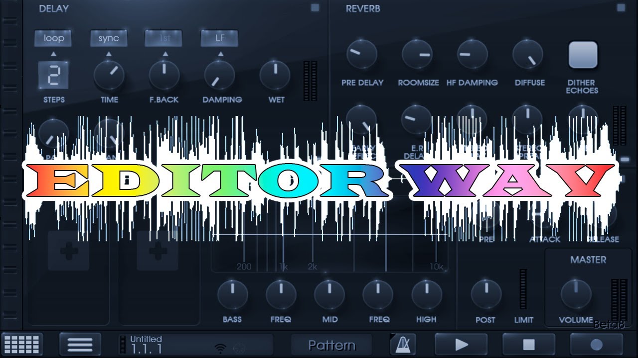 Como usar WAV EDITOR de CAUSTIC 3 (es el mismo menu dentro de cualquier sampler 🎹)