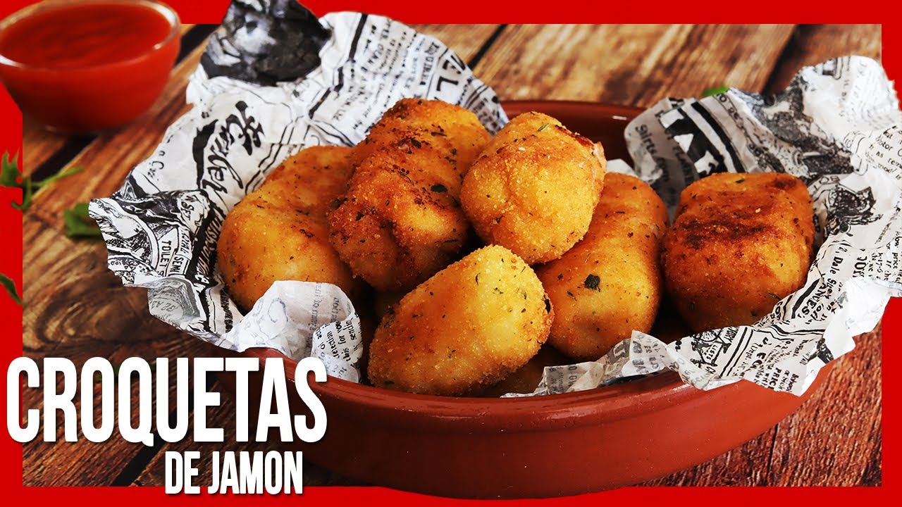 😋 Cómo Hacer CROQUETAS DE JAMÓN Caseras ► Receta de Croquetas Cubanas