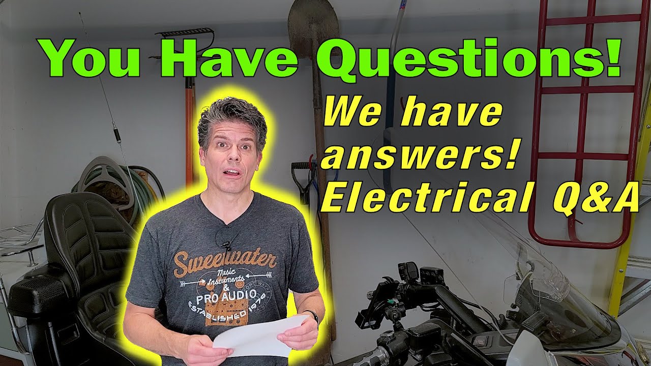 Goldwing Q&A Episode 1: Starter Kills Bike, Won't Start, Battery Overcharging
