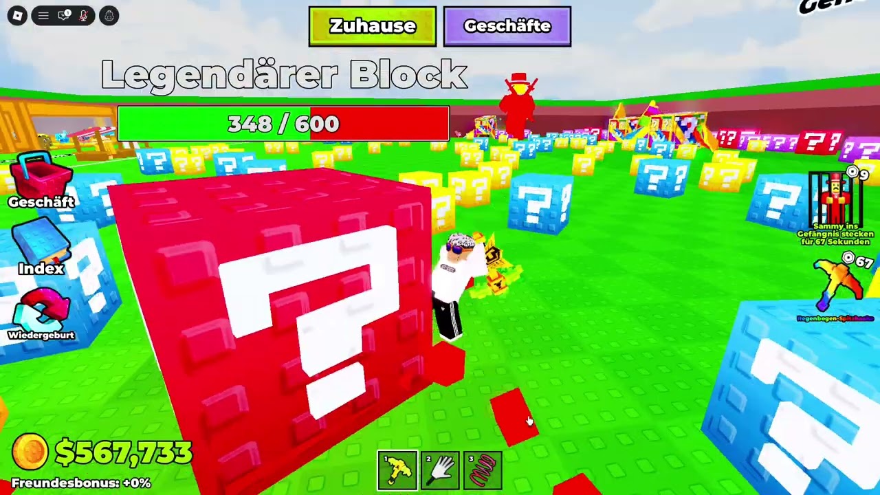 Ich klaue ein OG LUCK BLOCK in Roblox!