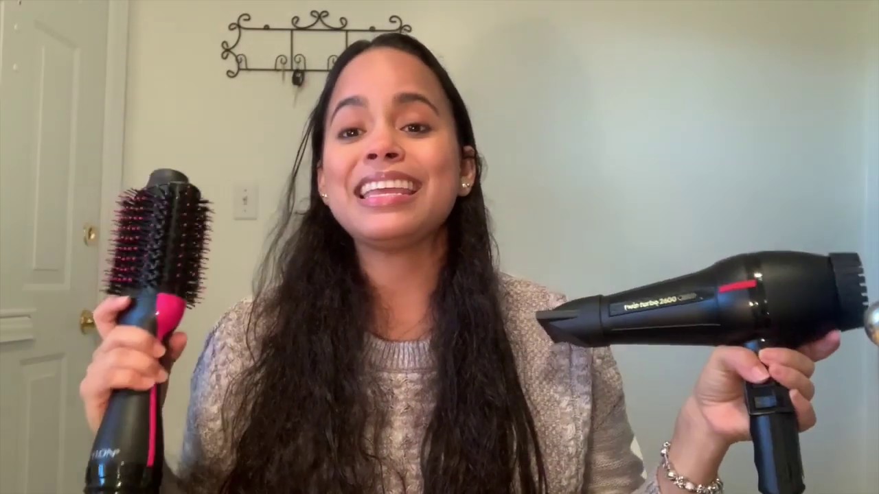Cepillo Revlon one step secador y voluminizador vs Secador de cabello