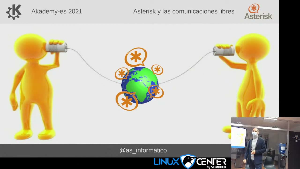 ¿Qué es Asterisk? Introducción al software de comunicaciones libres -Jesús Pacheco [Akademy-es 2021]