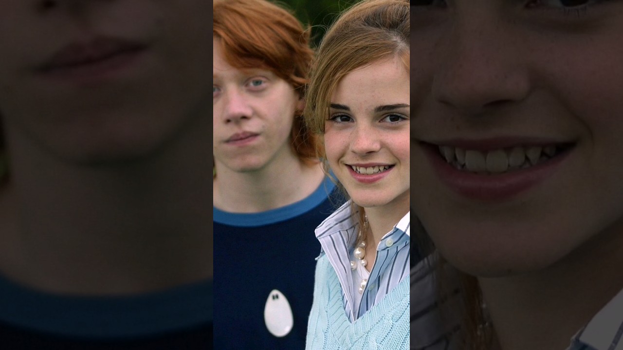 Ron Weasley kissed Hermione Granger. #harrypotter #facts #news