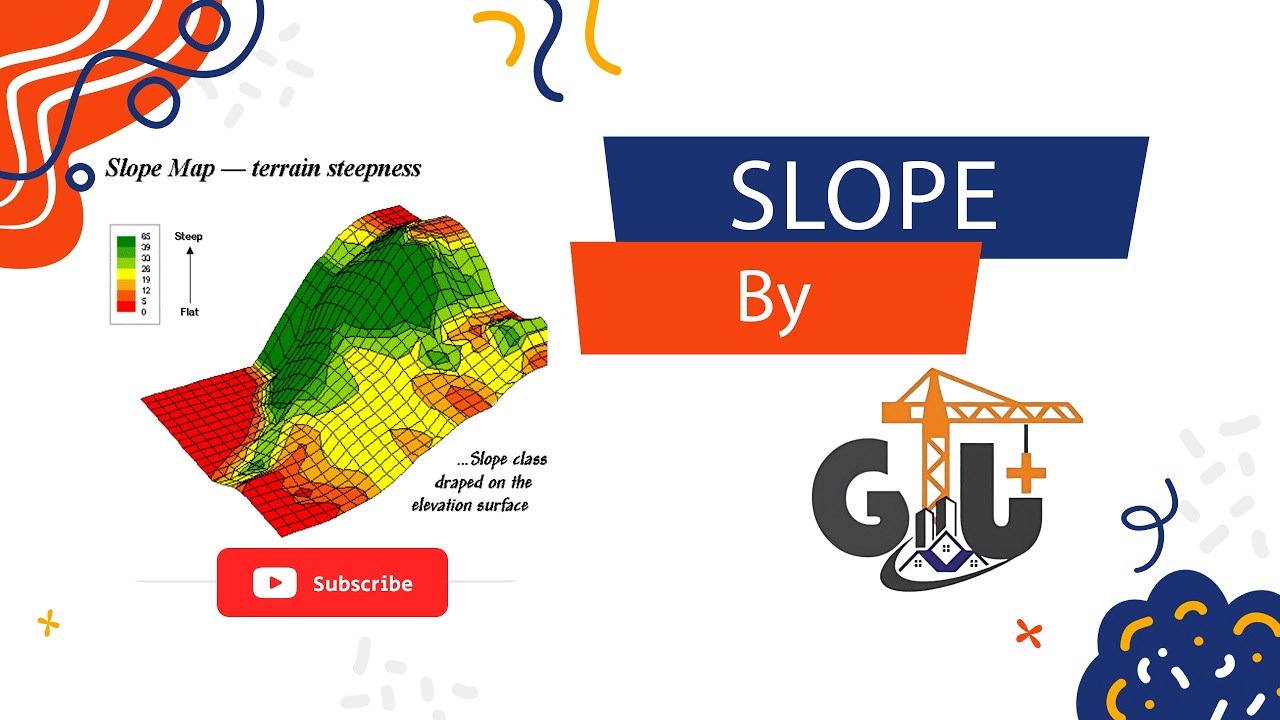 كيفية إنشاء خريطة الانحدار Slope Map في ArcMap خطوة بخطوة