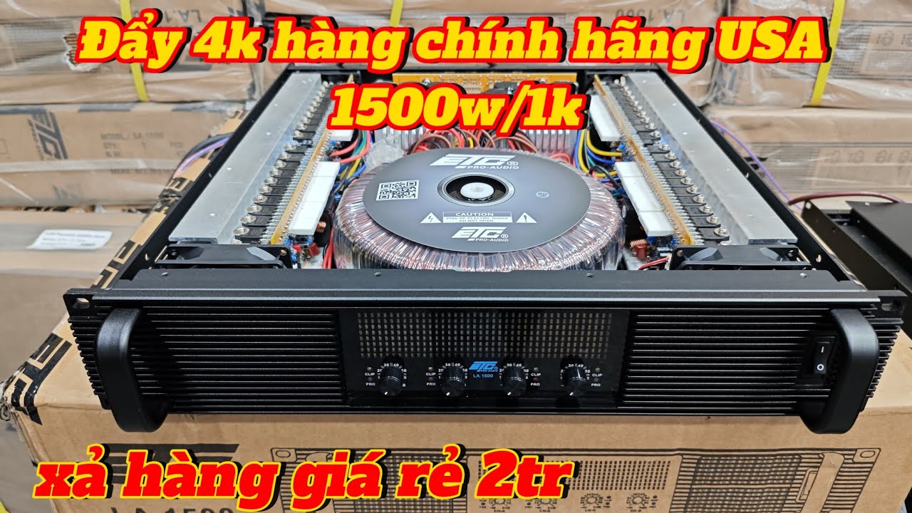 Đẩy chính hãng USA 4k 1500w/1k siêu khỏe xả hàng 2tr LH 0812165222