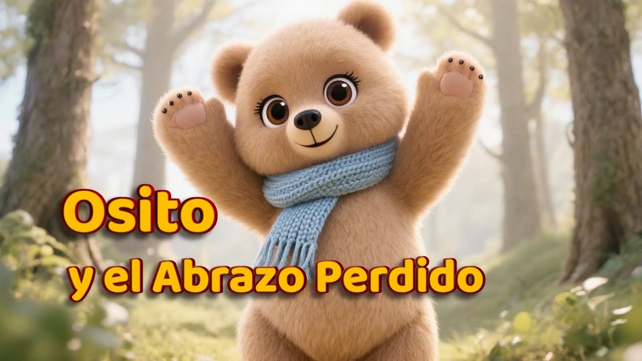 Osito y el abrazo perdido | Cuento infantil emocional