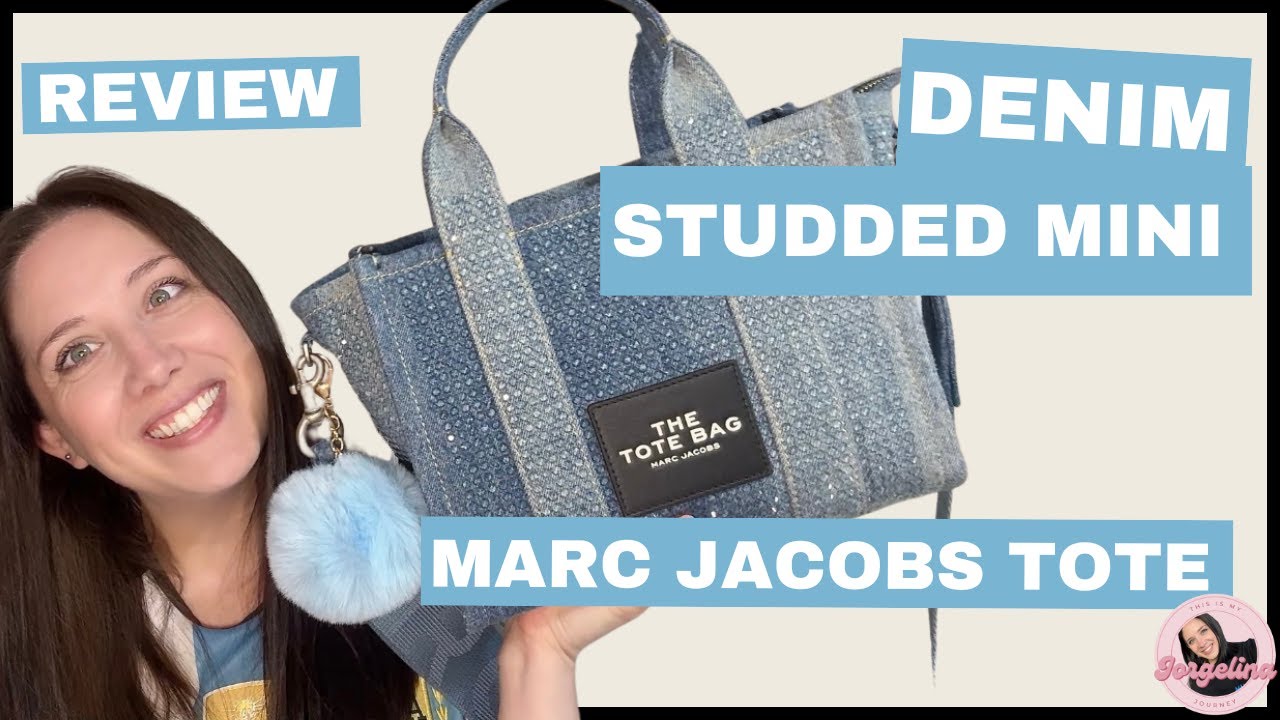 REVIEW: Marc Jacobs Mini Studded Denim Tote - Jorgelinas.Journey