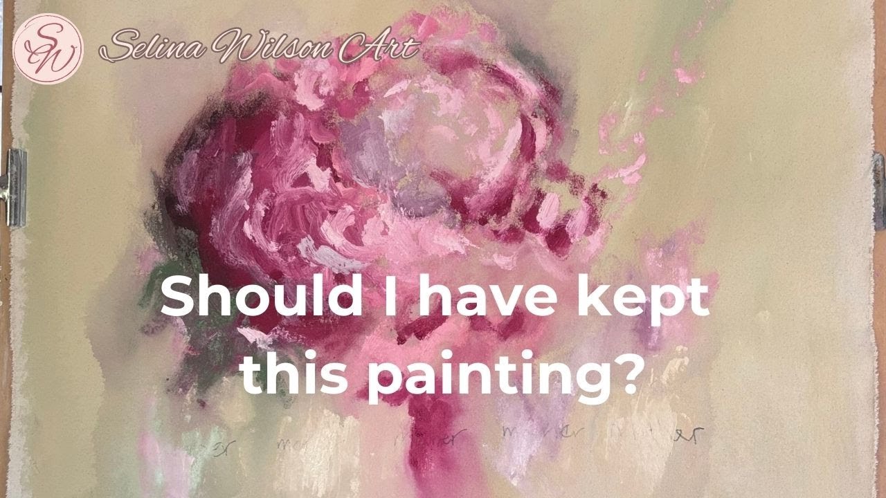 Full Process. I painted over my FAVOURITE Artwork! #artvlog