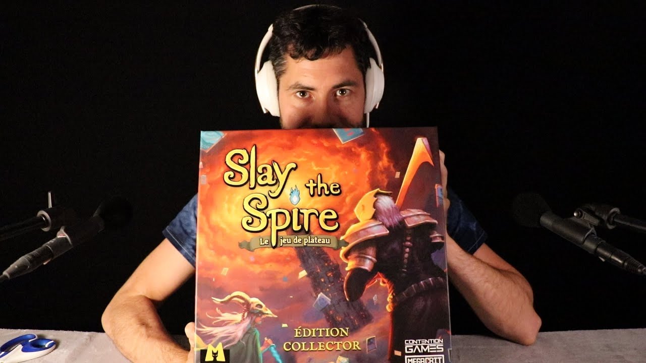 ASMR j'ai attendu 2 ANS pour ce jeu de plateau ( Slay the Spire )