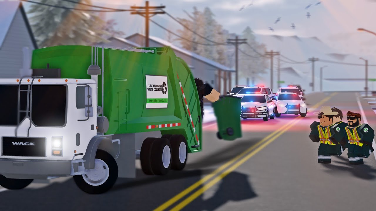 The Garbage Truck PASSED my House! I Stole the Truck.. (Emergency Response : Liberty County)