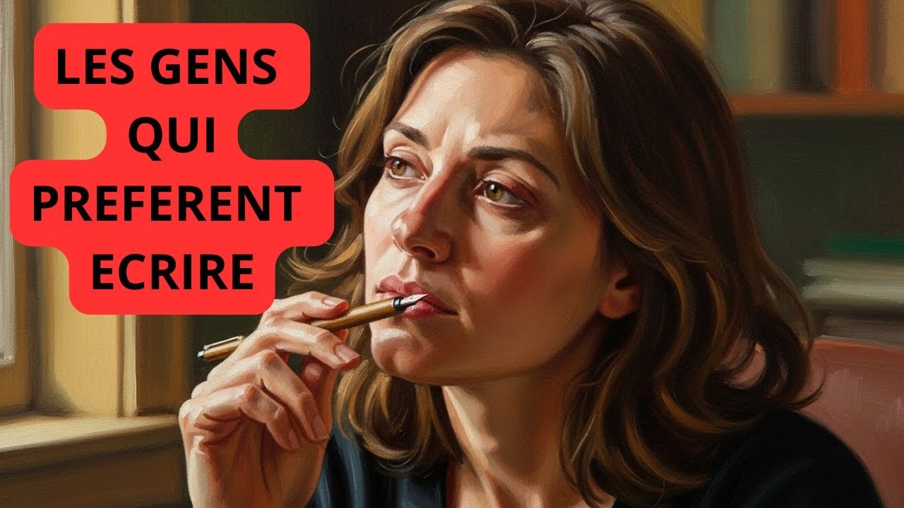 LA PSYCHOLOGIE DES GENS QUI PRÉFÈRENT ÉCRIRE QUE PARLER 
