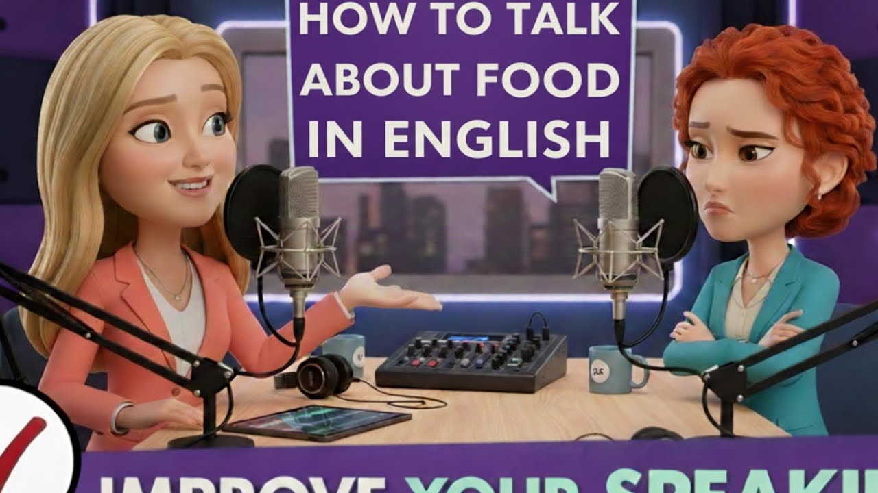 How to Talk About Food, Ordering & Real Conversations! :English in Daily Life