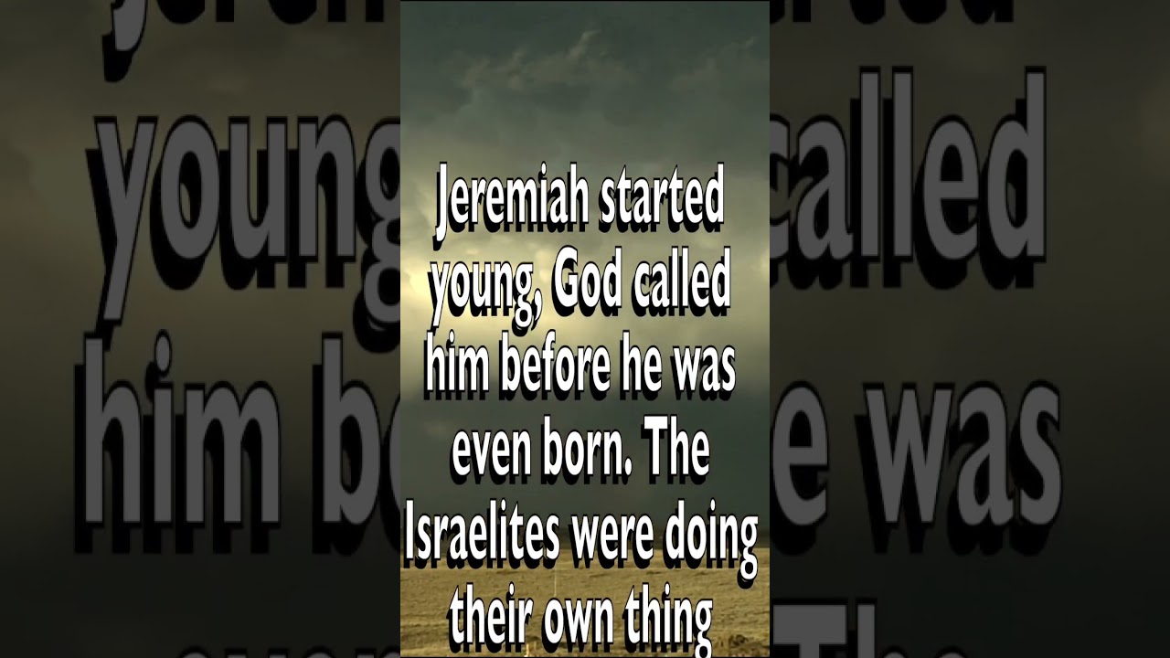 Jeremiah In ONE Minute