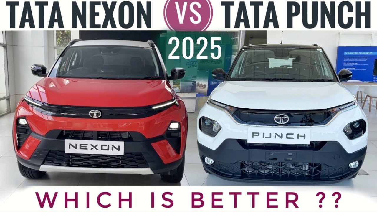 Tata Punch vs Nexon 2025 - Which is Better? | Tata Nexon vs Punch Comparison | Tata Punch 2025