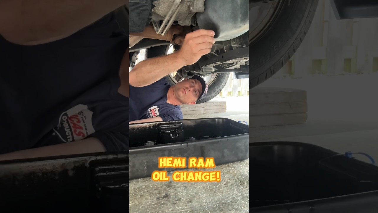 Hemi RAM Oil Change with Lucas Oil and K&N Filters #oilchange
