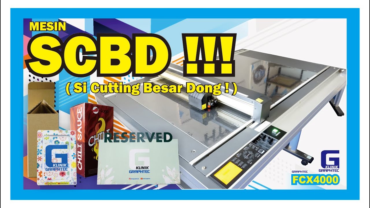 Si Cutting Besar Dong ! GRAPHTEC FCX4000 ( Klinik Graphtec )