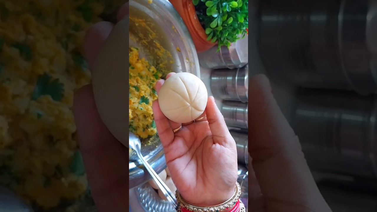 Easy Aloo Masala Bati Recipe। आलू मसाला बाटी। #trending #viral #youtubeshorts #masalabati #recipe