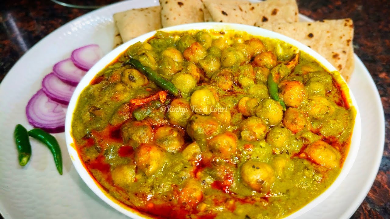 ପାଳଙ୍ଗ ଶାଗ ର ନୂଆ recipe❗Palak Chole❗ Restaurant style Chole Palak @Rinkys_FoodCourt 