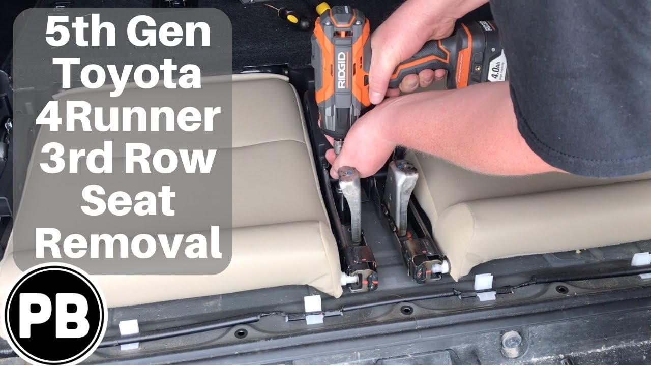 Toyota 4Runner 5th Gen 3rd Row Removal