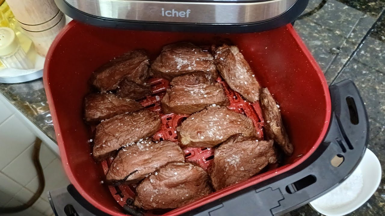 FIZEMOS BOMBOM DA ALCATRA NA AIR FRYER E O RESULTADO FOI INCRÍVEL!