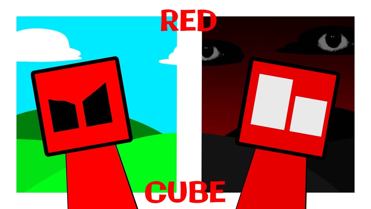 My sprunki oc : Red cube