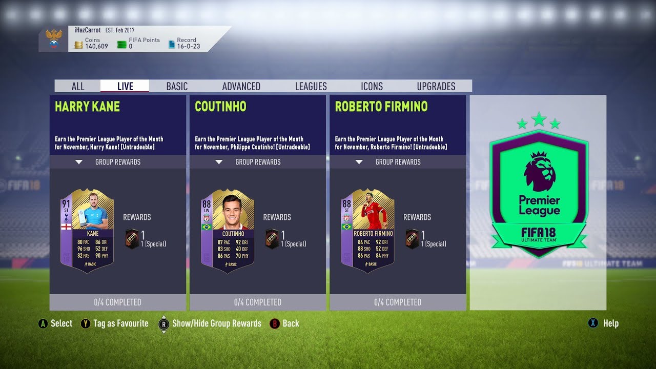 FIFA 18 - POTM DECEMBER (PREDICTIONS AND INVESTING GUIDE - POTM COUTINHO OR KANE?)