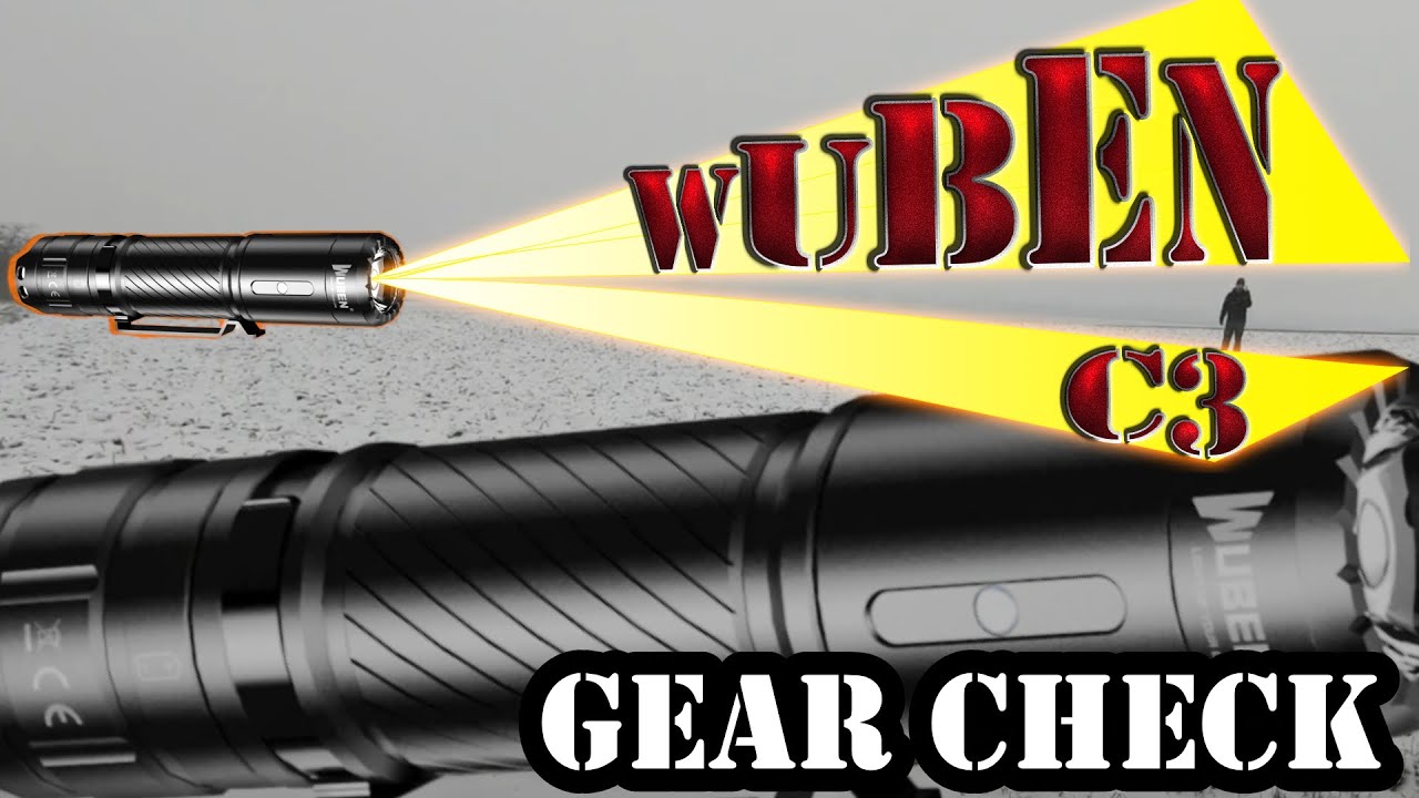 👻Gear Check: Taschenlampe/EDC  Wuben C3 ⚠️