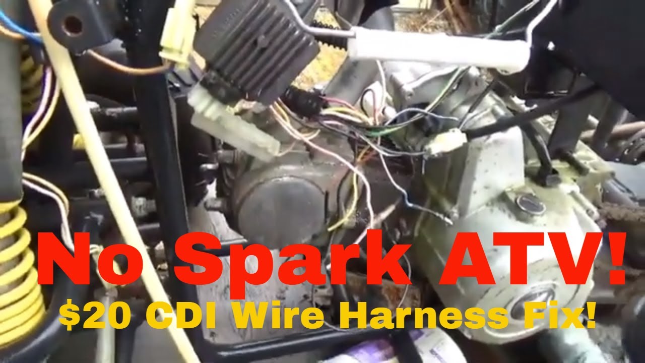 Нет искры ATC, ATV, UTV или Pit Bike, ремонт CDI своими руками за 20 долларов, пошаговая сборка!