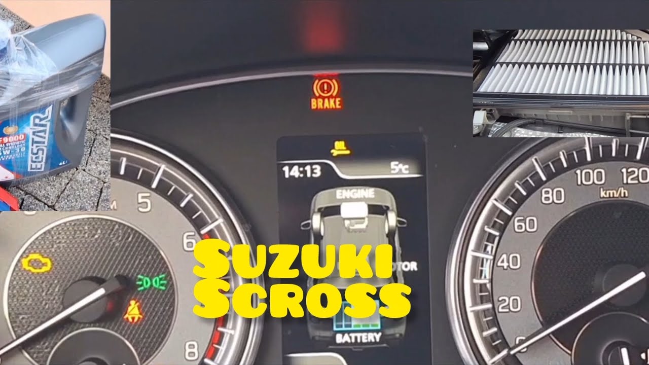 Suzuki s-cross oil serwis. Kasowanie kontrolki, wymiana filtra 
