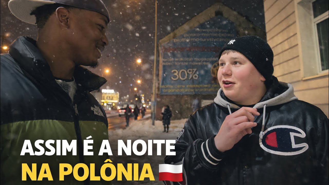 NOITE REAL NA POLÔNIA 🇵🇱❄️