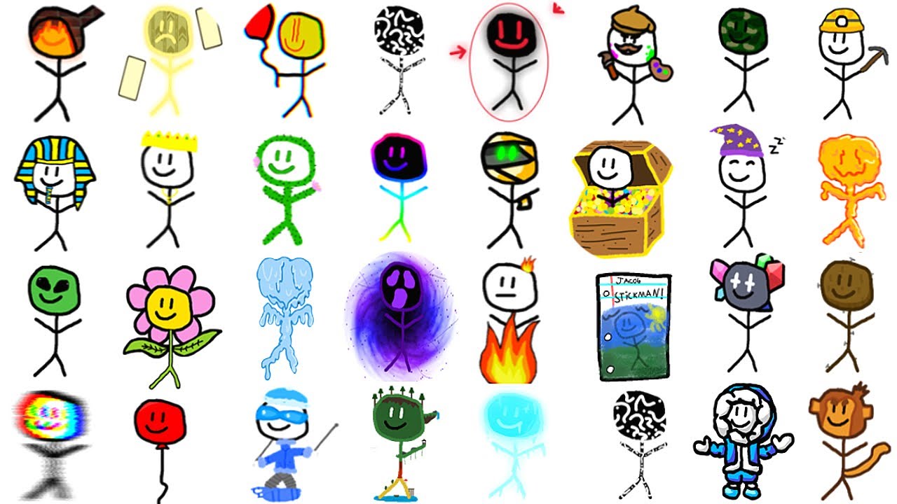 FIND the STICKMEN *How To Get ALL 83 Stickmen and Badges* Roblox