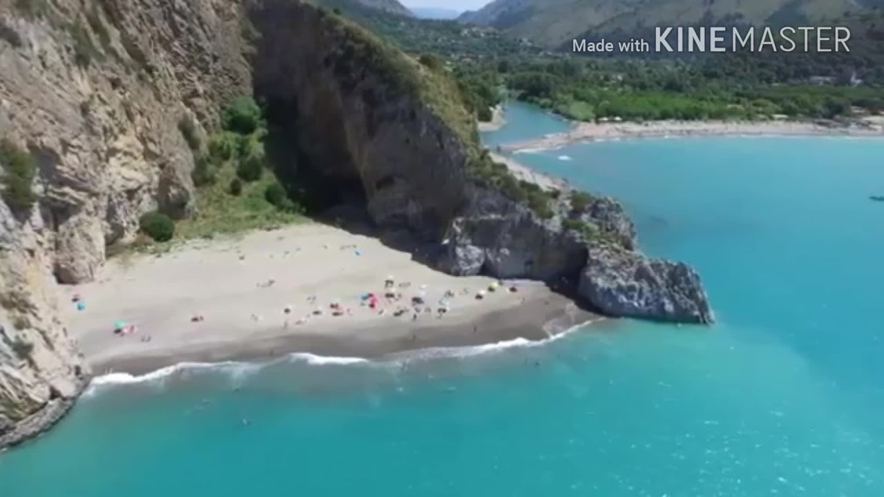 PALINURO (Sa) Drone- Panoramica dal Porto, all'Arco Naturale