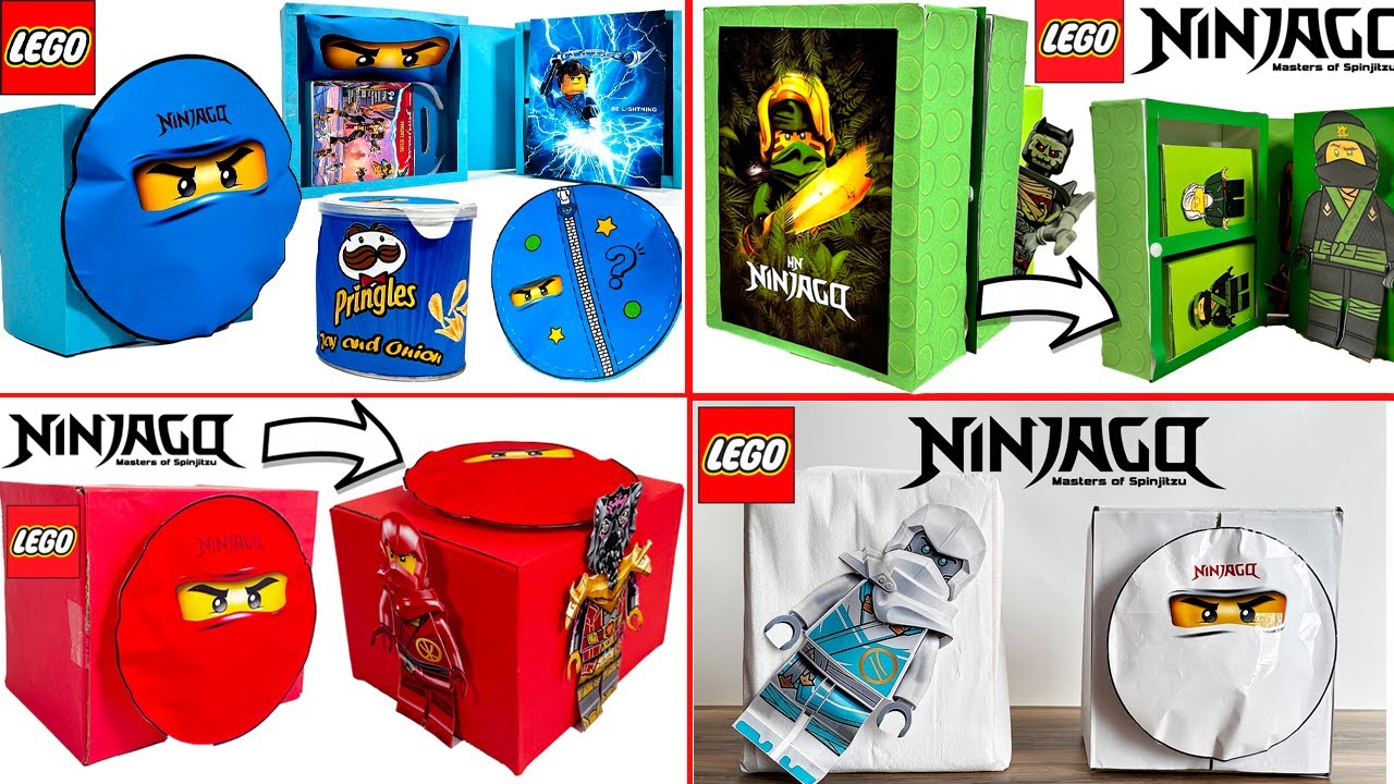 My Big MYSTERY LEGO Ninjago JAY,KAI,LLOYD,ZANE BLIND BOX Collection | DIY Compilation