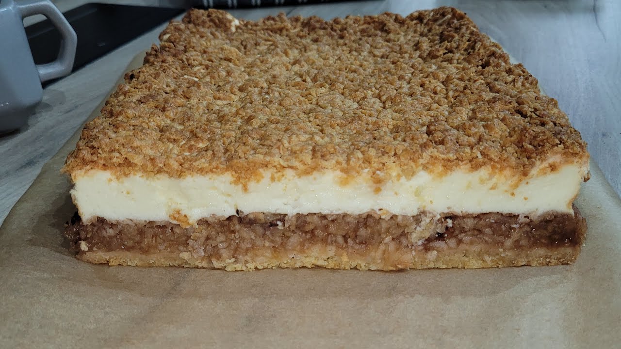 Mięciutka, domowa, krucha szarlotka z budyniową pianką❤ Super przepis❤