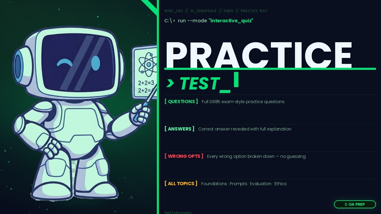Cracking the D685 Exam