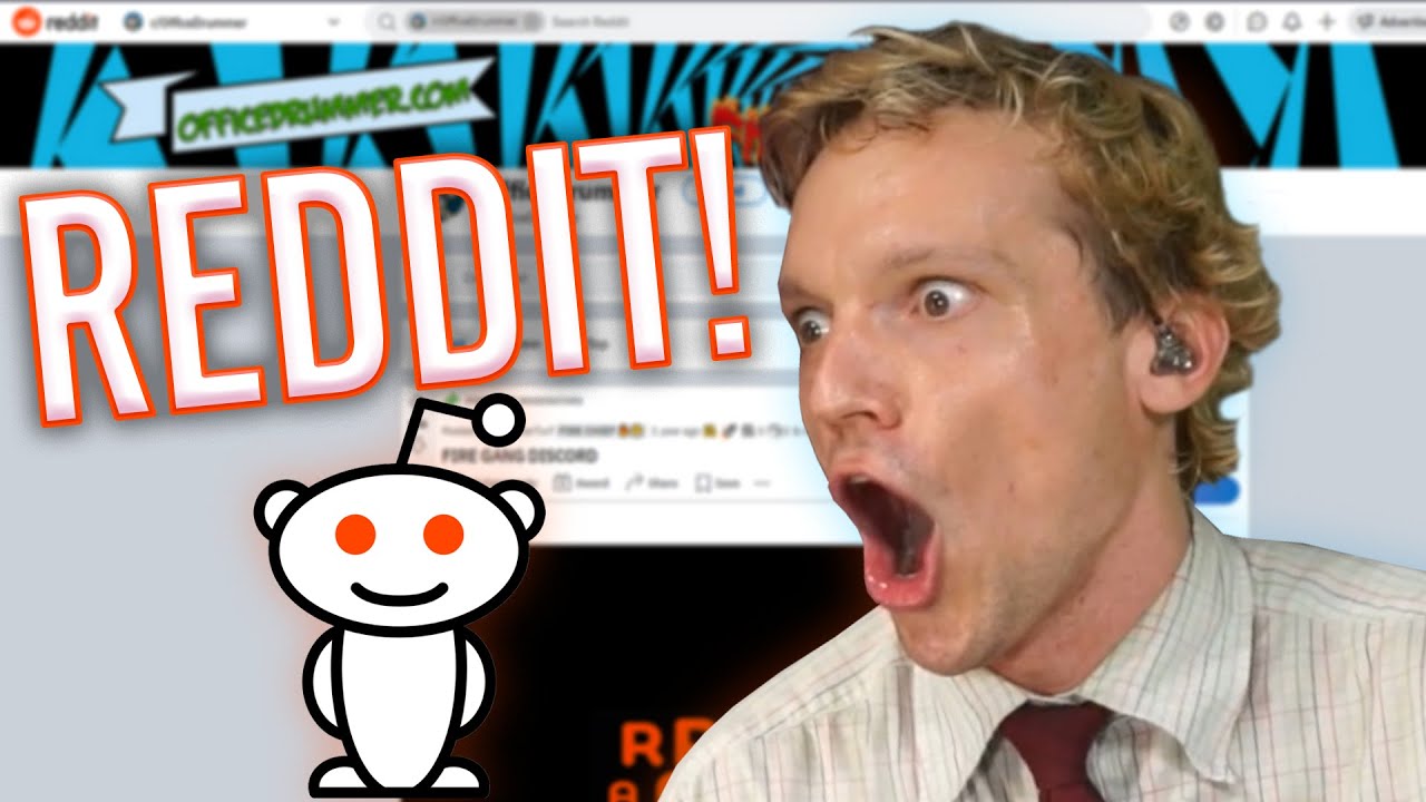 OFFICE DRUMMER REACTS TO REDDIT!