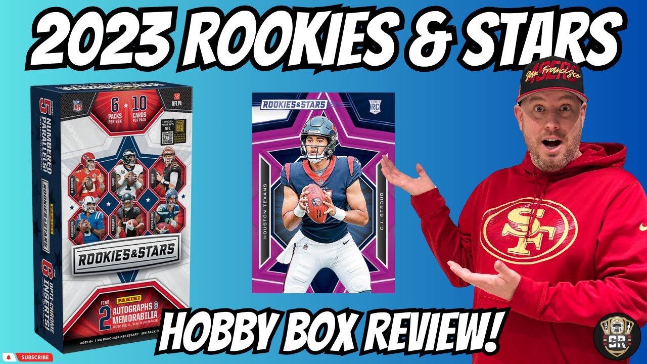 2023 ROOKIES & STARS FOOTBALL 🏈 HOBBY BOX REVIEW ✨ IS IT WORTH $350💰⁉️