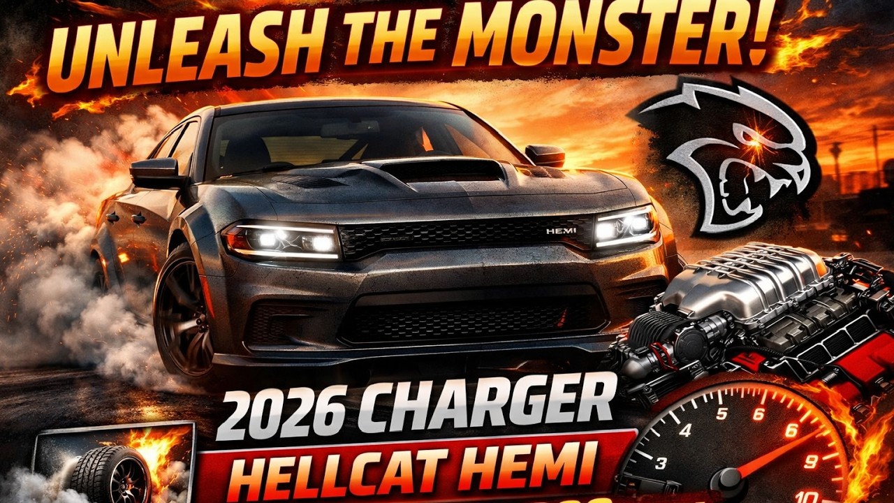 Unleash the Monster: 2026 Dodge Charger Hellcat HEMI in Full Rage!"