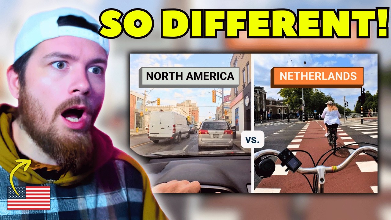 American Reacts to Why the Netherlands is INSANELY well designed: Dutch vs. American Day