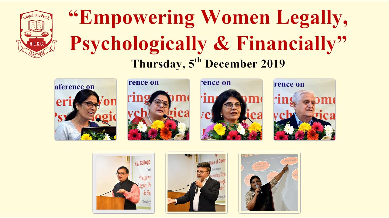 CWDC Conference on Empowering Women - AfterMovie l H L College of Commerce l 5th Dec, 2019