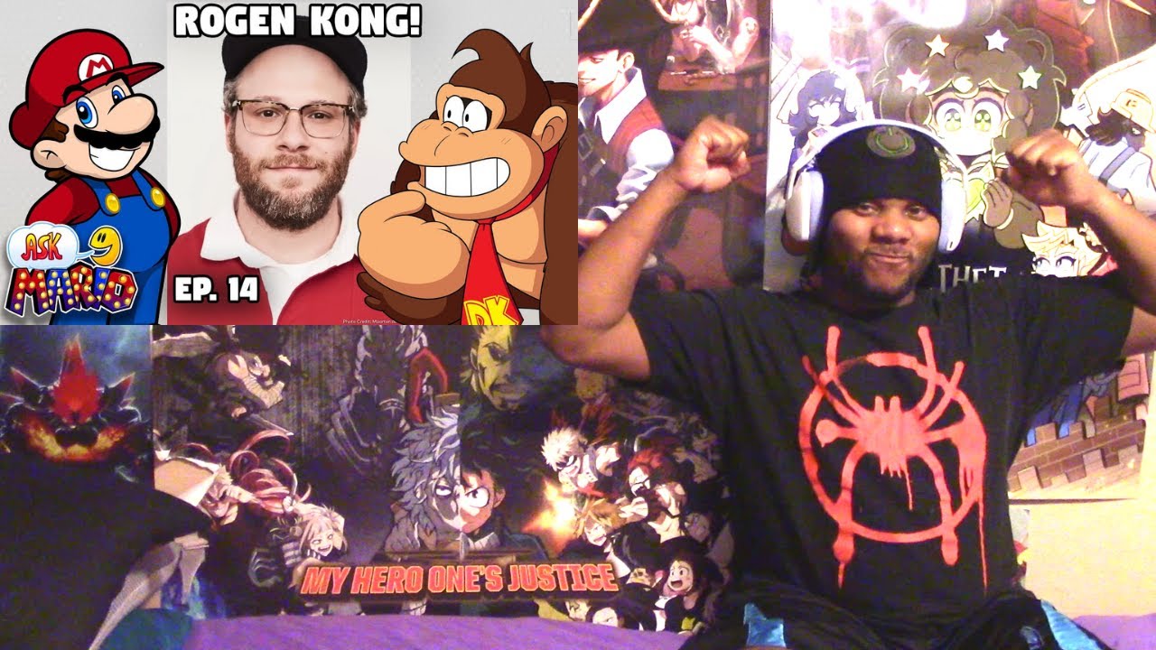 Blazeix Reacts To: 🍄Ask Mario🍄 - ⭐️Ep. 14⭐️🎬Rogen Kong!🍌