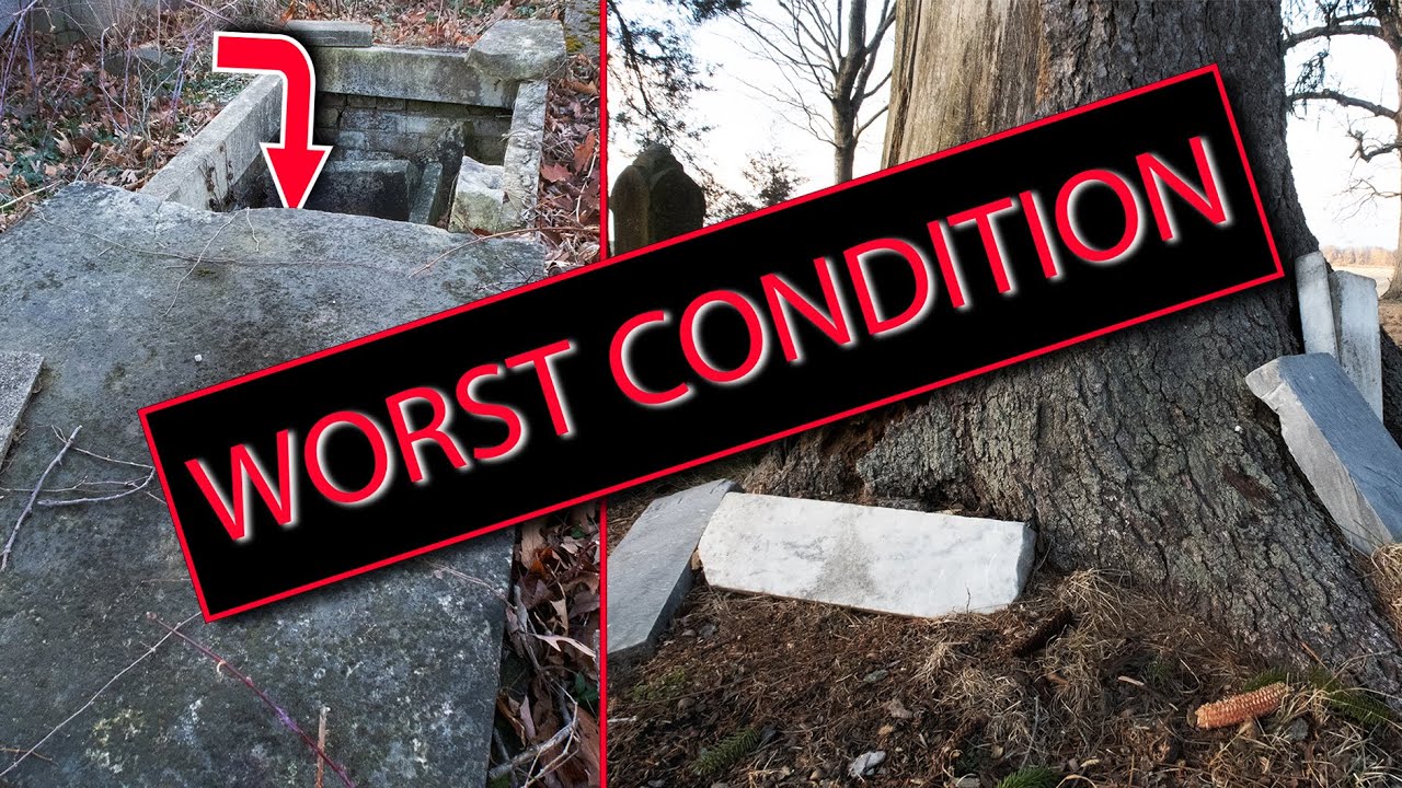 The Worst Cemetery I've Ever Visited | Major Cave-in