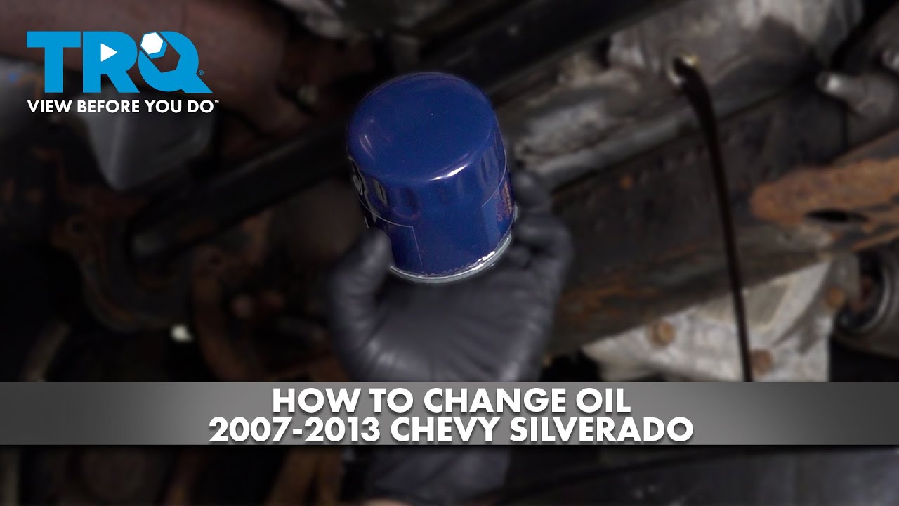 Как заменить масло в Chevrolet Silverado 2007-2013